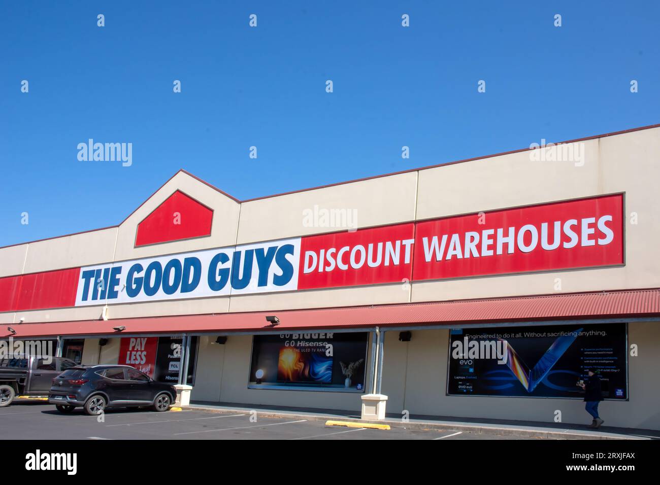 The Good Fuys retail store of household appliances Tamworth Australia. Stock Photo