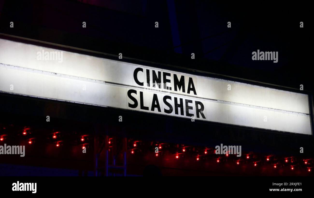 Buena Park, California, USA 24th September 2023 Cinema Slasher Maze at