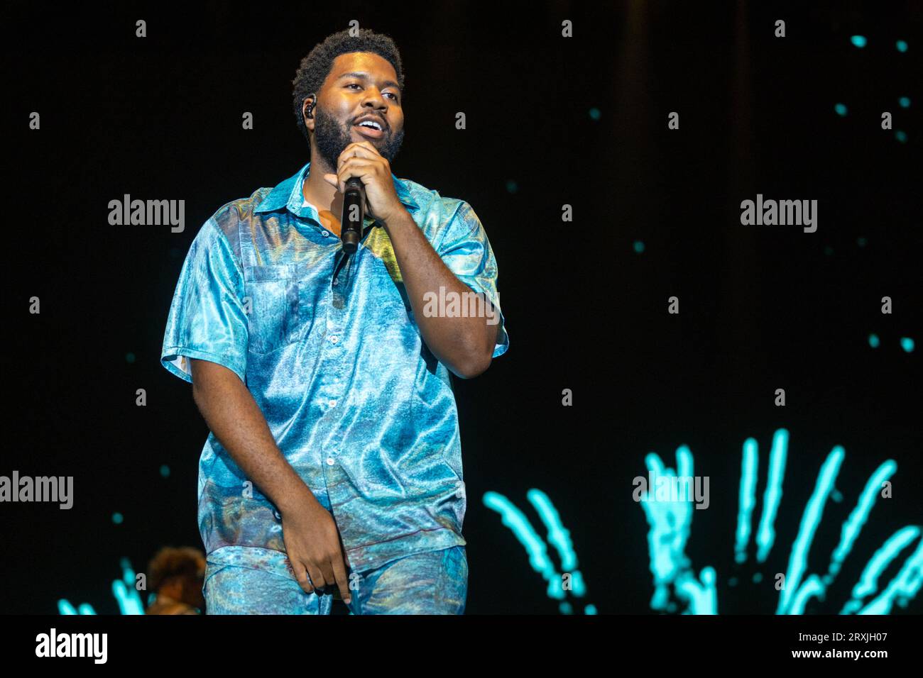 Las Vegas, USA. 25th Sep, 2023. Singer Khalid (Khalid Robinson) during