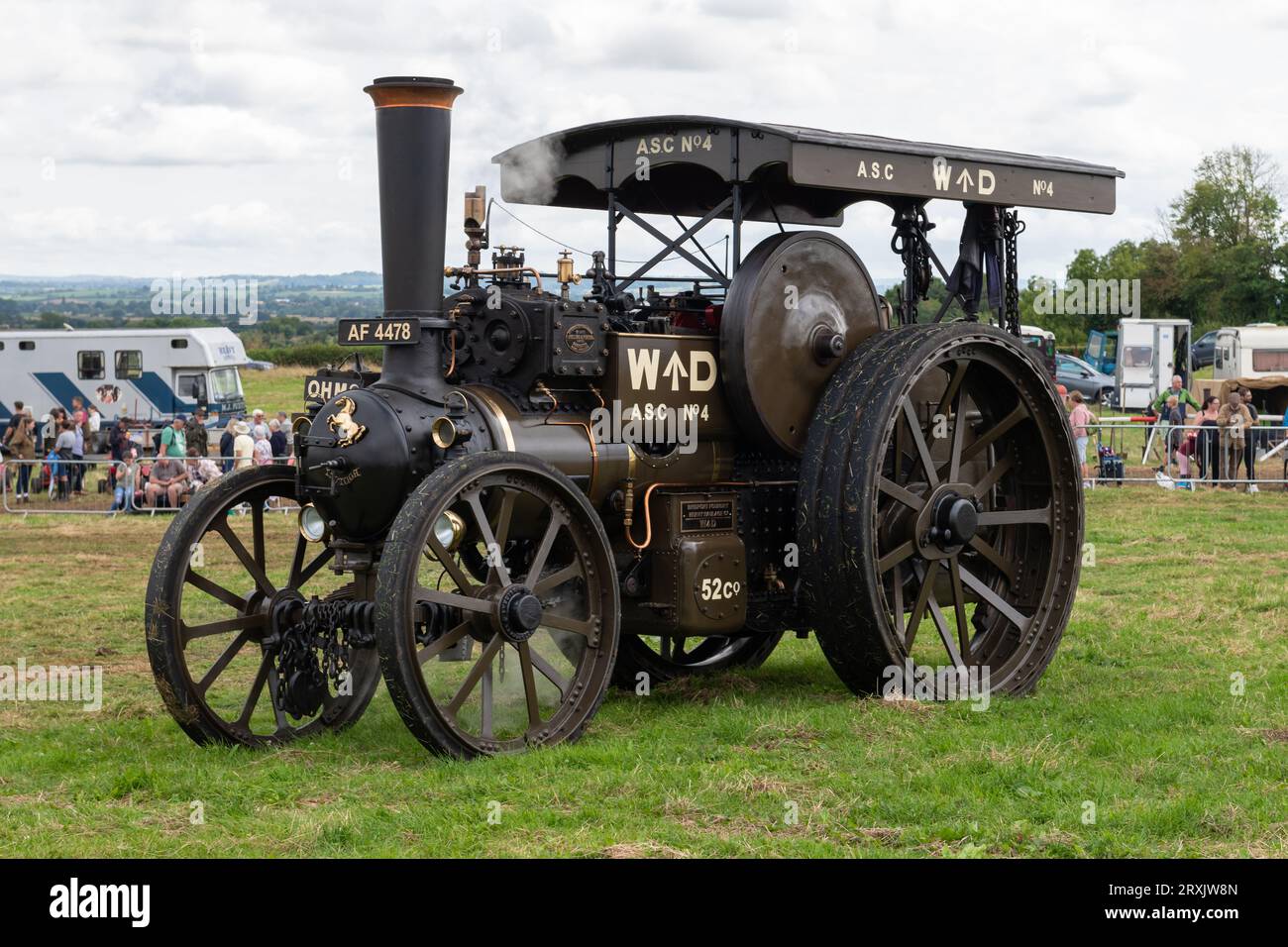 Low Ham.Somerset.United Kingdom.July 23rd 2023.An Aveling and Porter ...