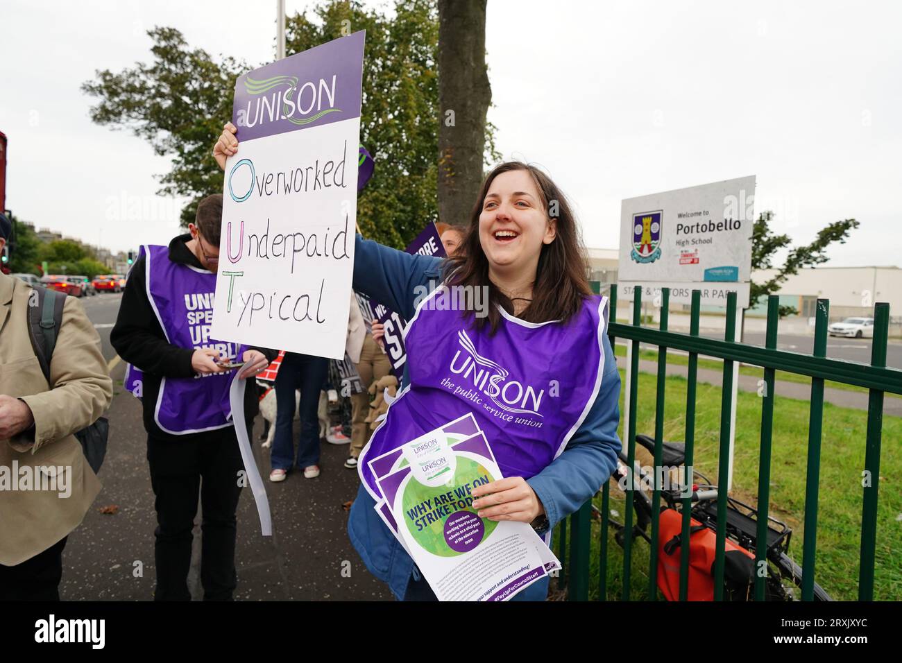 Unison school strikes scotland hires stock photography and images Alamy