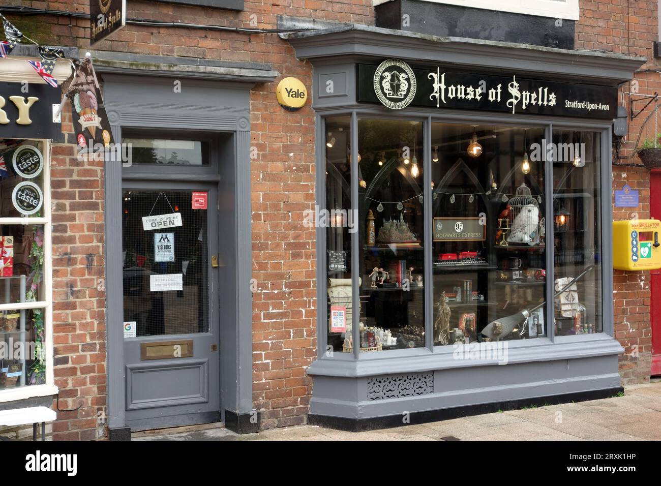House of Spells Shop Front Specialising in Harry Potter Memorabilia on