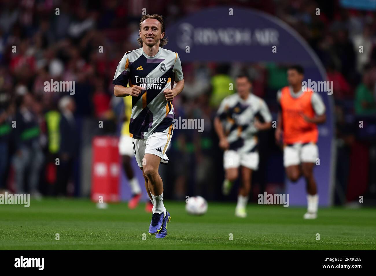 Luka Modric of Real Madrid Cf during warm up before the La Liga match ...