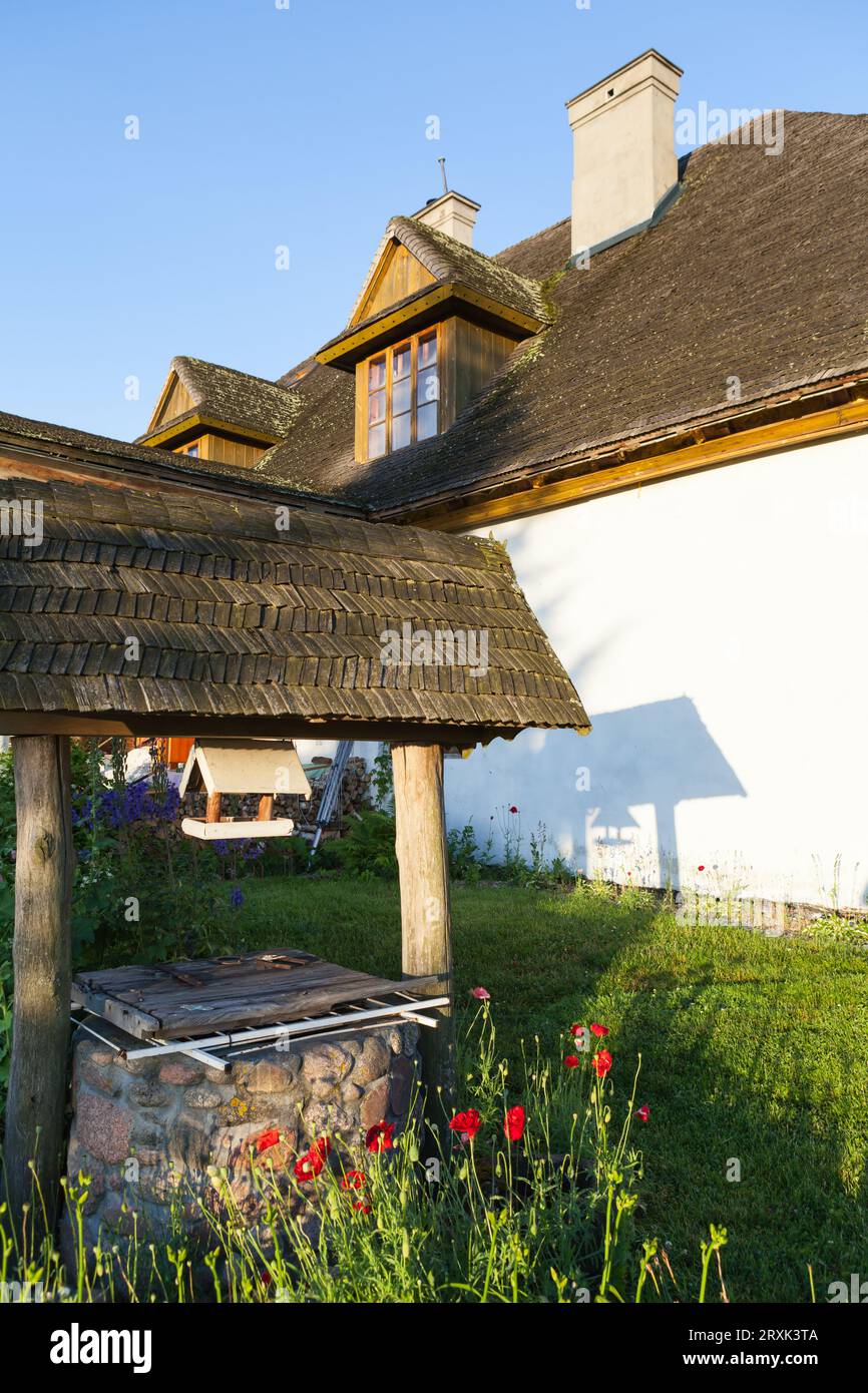 Openair museum old village Husinka, Podlasie Poland. Noble manor house