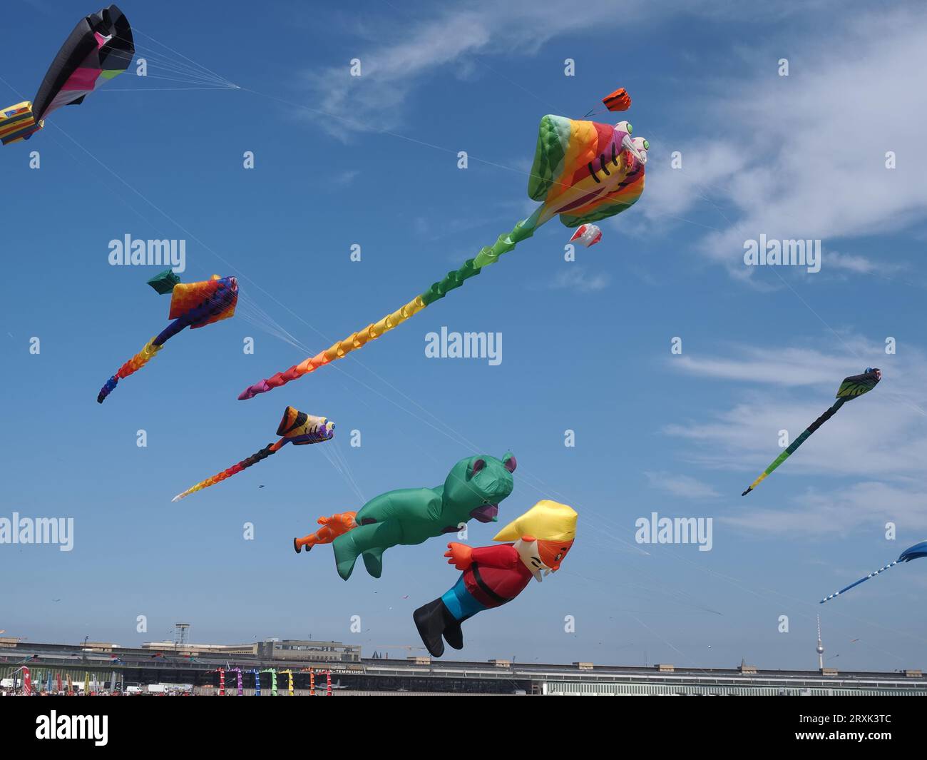 Festival of Giant Kites Berlin 2023 Stock Photo