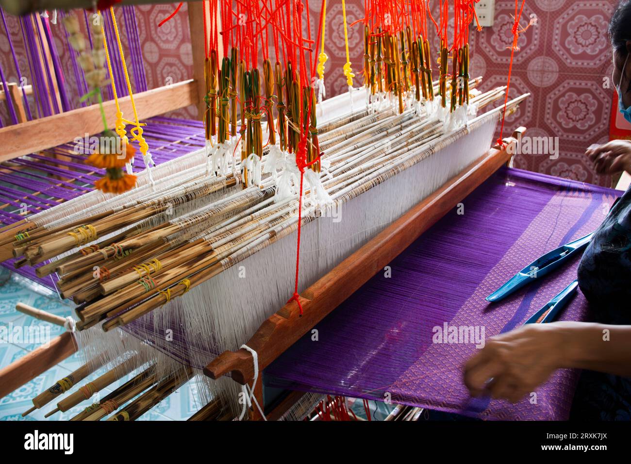 Thai craftsmanship technician professional use antique local wooden