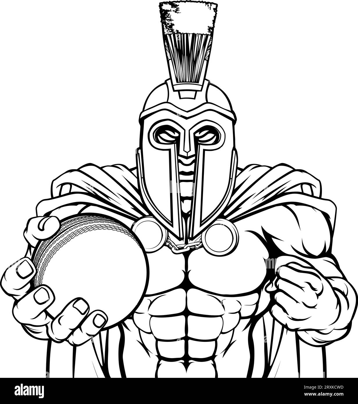 Spartan Trojan Cricket Sports Mascot Stock Vector Image & Art - Alamy