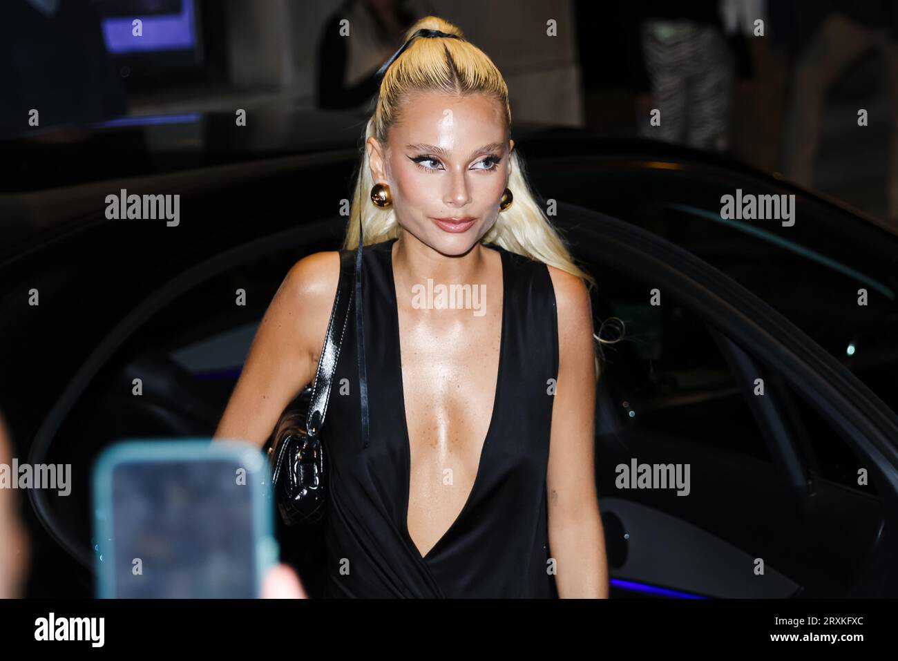 Milan, Italy. 22nd Sep, 2023. Valentina Zenere Attrice e modella attends  the Versace Gala Dinner during the Milan Fashion Week Womenswear  Spring/Summer 2024 on September 22, 2023 in Milan, Italy (Photo by
