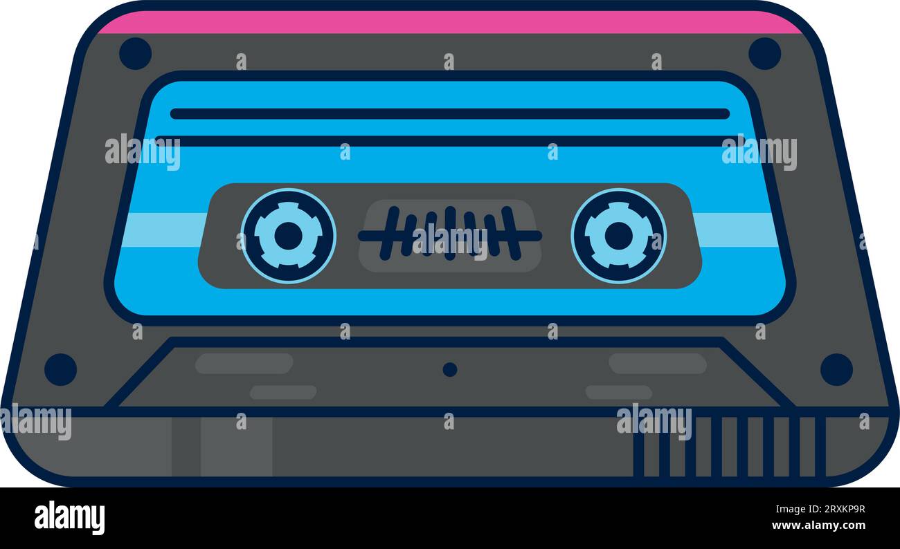 nineties pop art style cassette Stock Vector Image & Art - Alamy