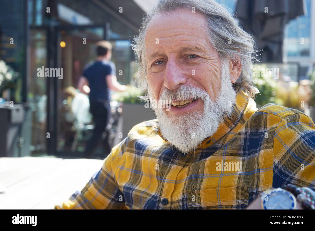 Portrait of senior man Stock Photo