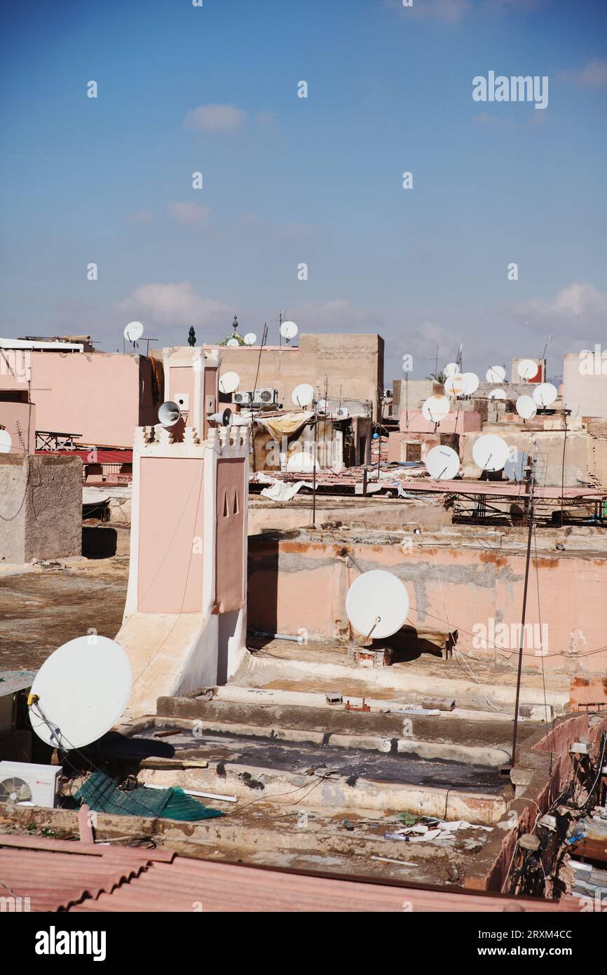 Rooftops Rooftops vertical copy space hi-res stock photography and images - Alamy