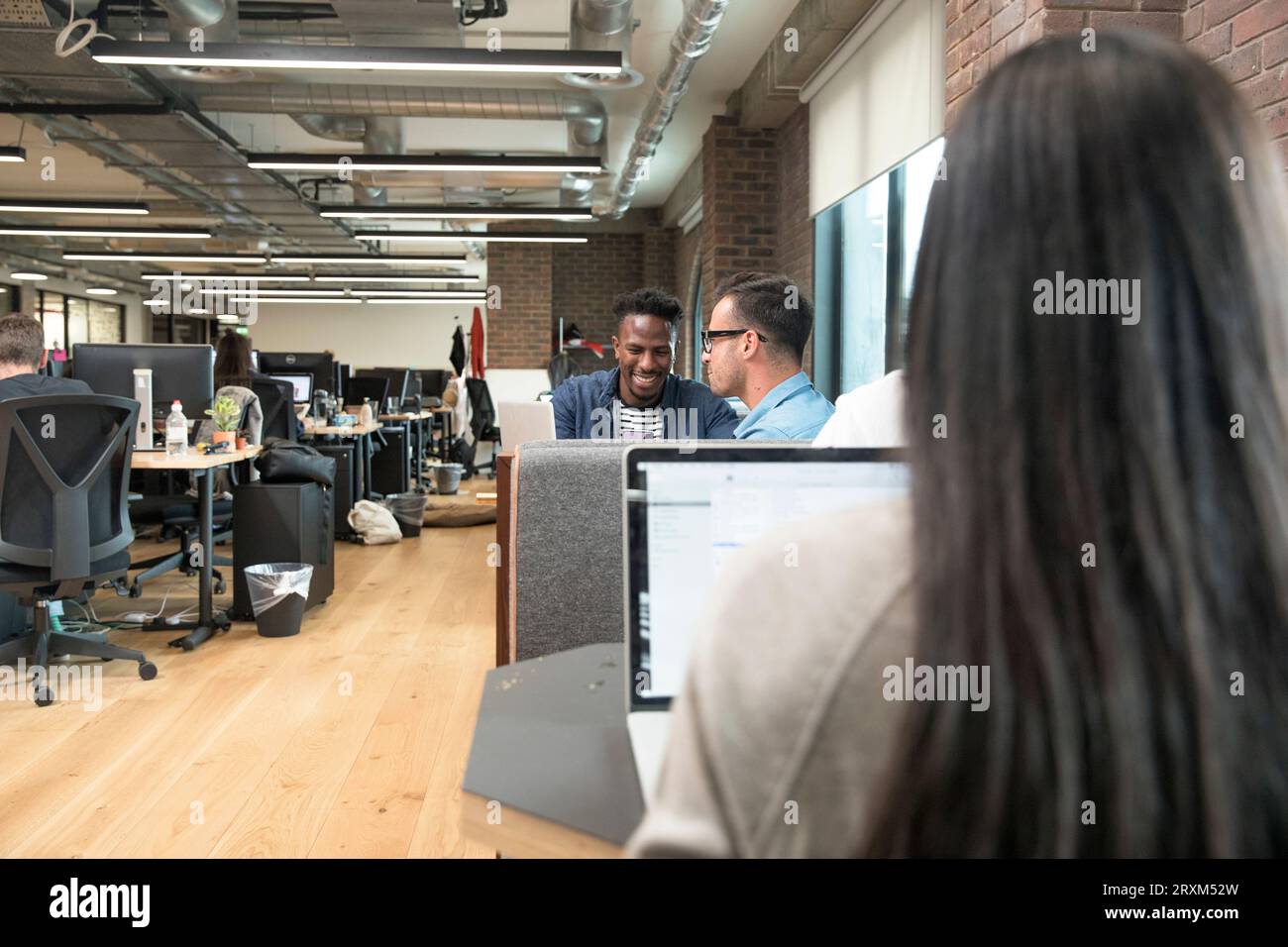Businesspeople in office Stock Photo