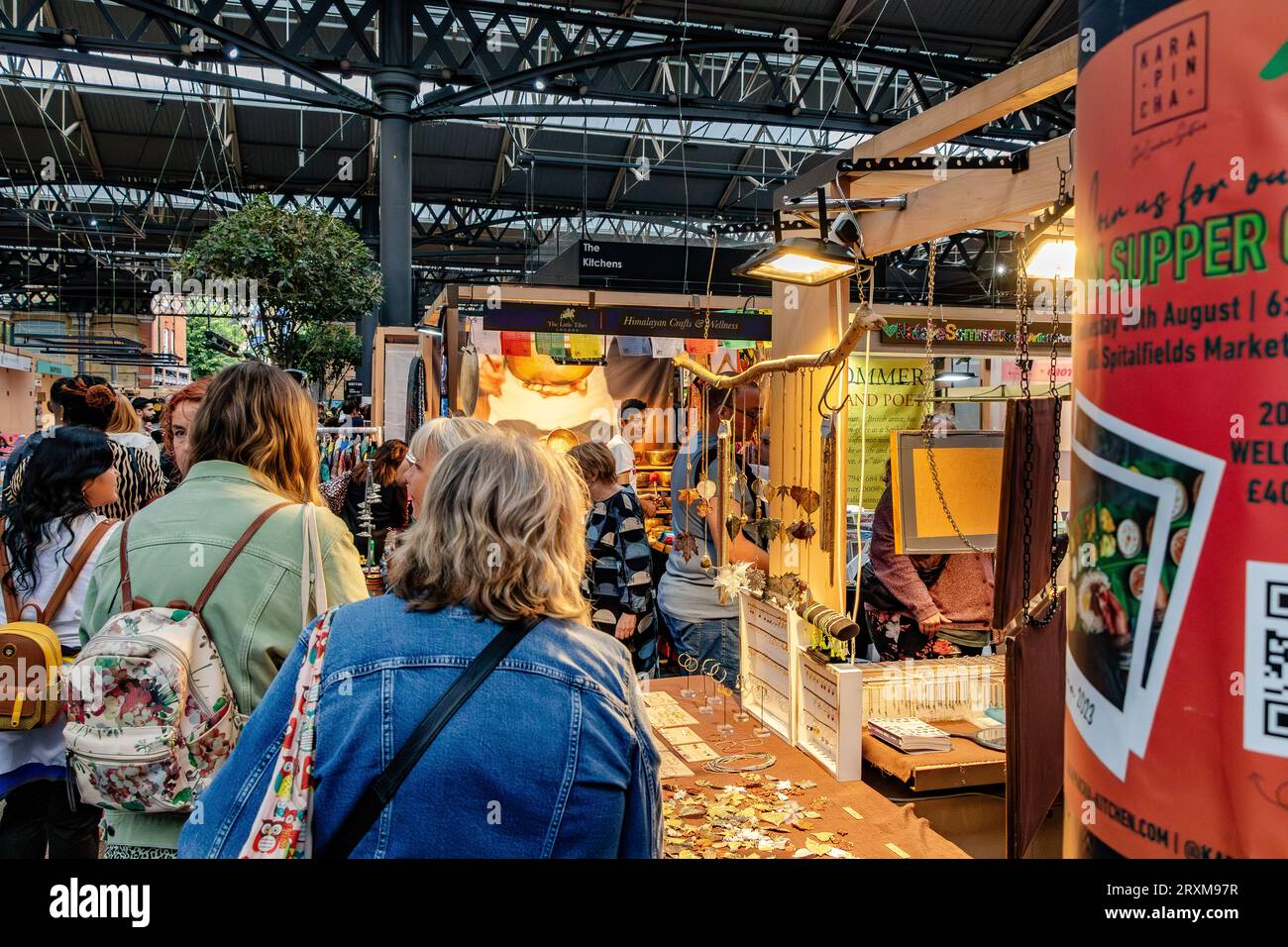 Spitalfields market food hall hi-res stock photography and images - Alamy