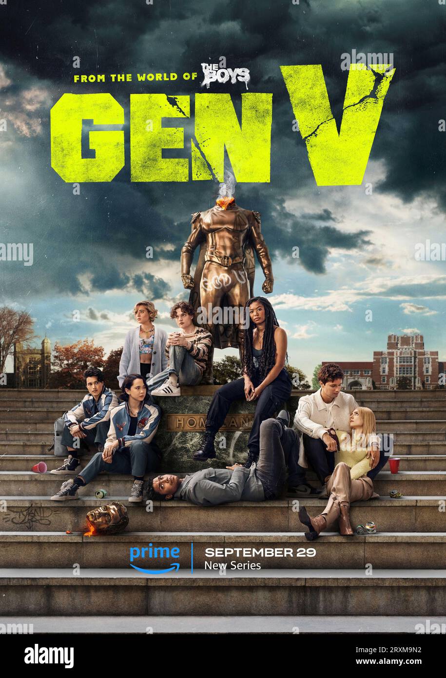 Gen V tv series poster Stock Photo