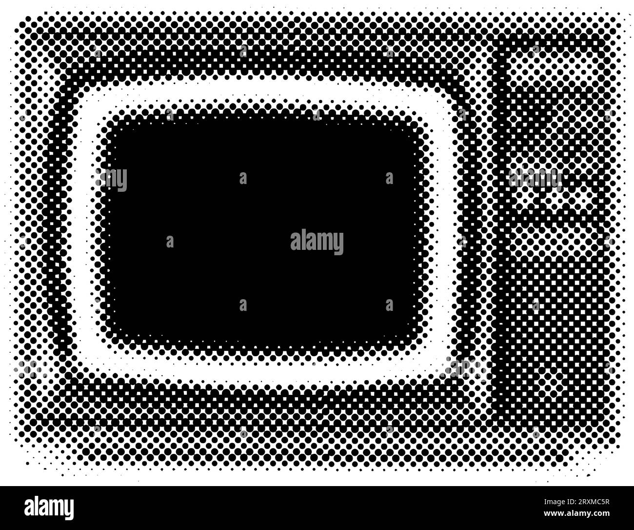Halftone retro television. Vintage TV of grunge art templates. Dots