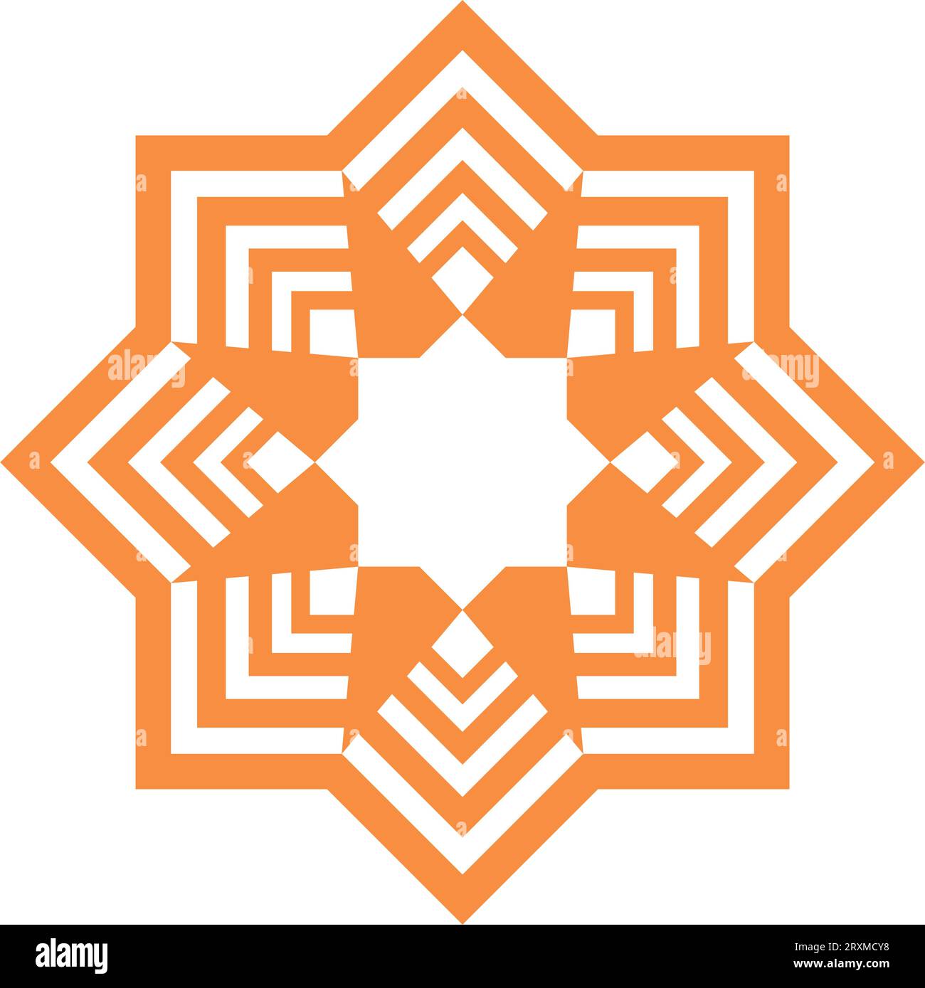 islamic star geometric shape Stock Vector Image & Art - Alamy