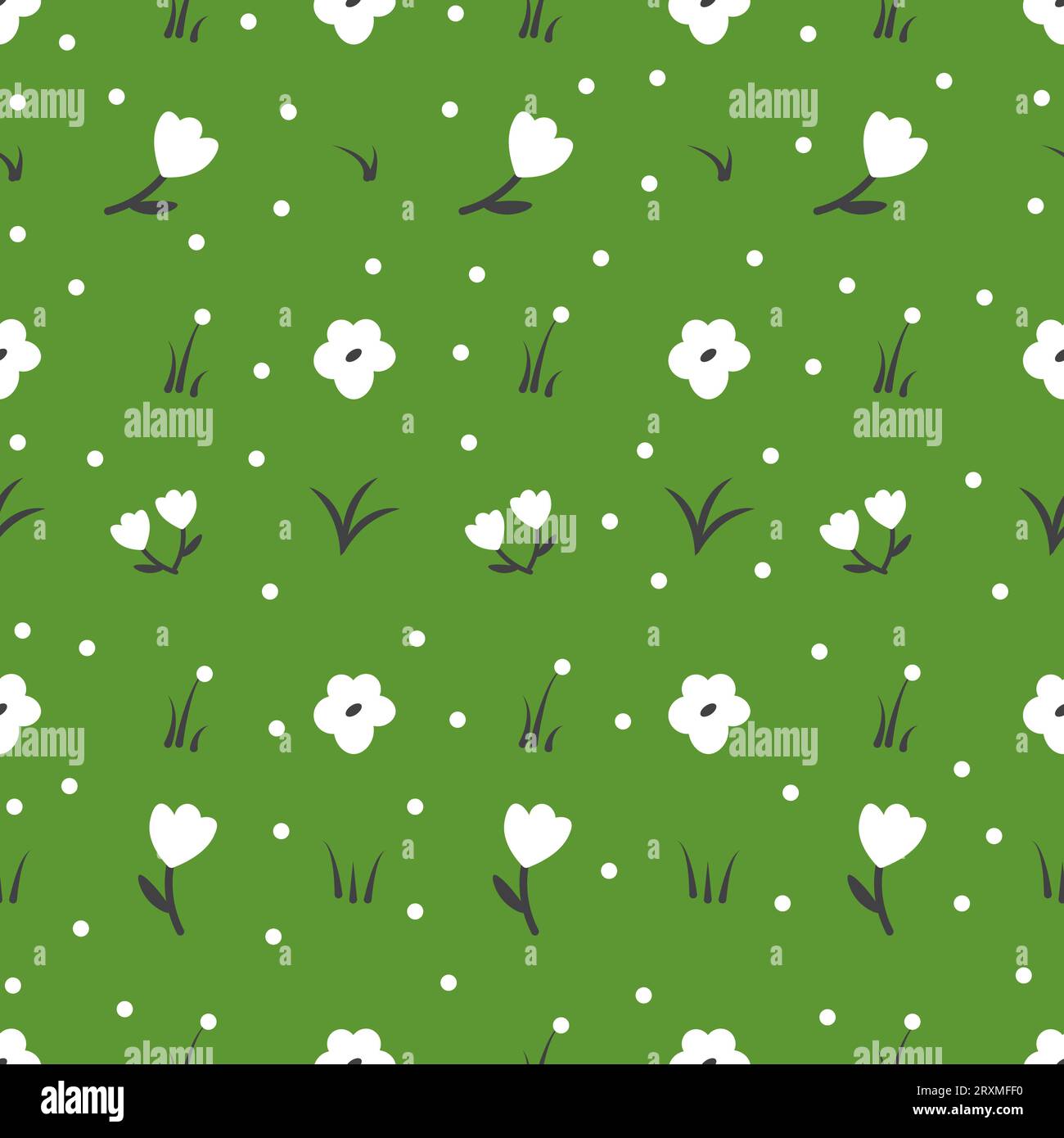 Floral seamless pattern with small flowers. Pretty for fabric, textile ...
