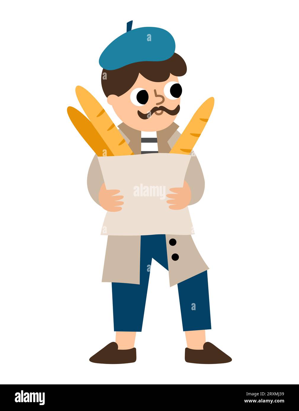 Paris good bread bakery shop Stock Vector Images - Alamy
