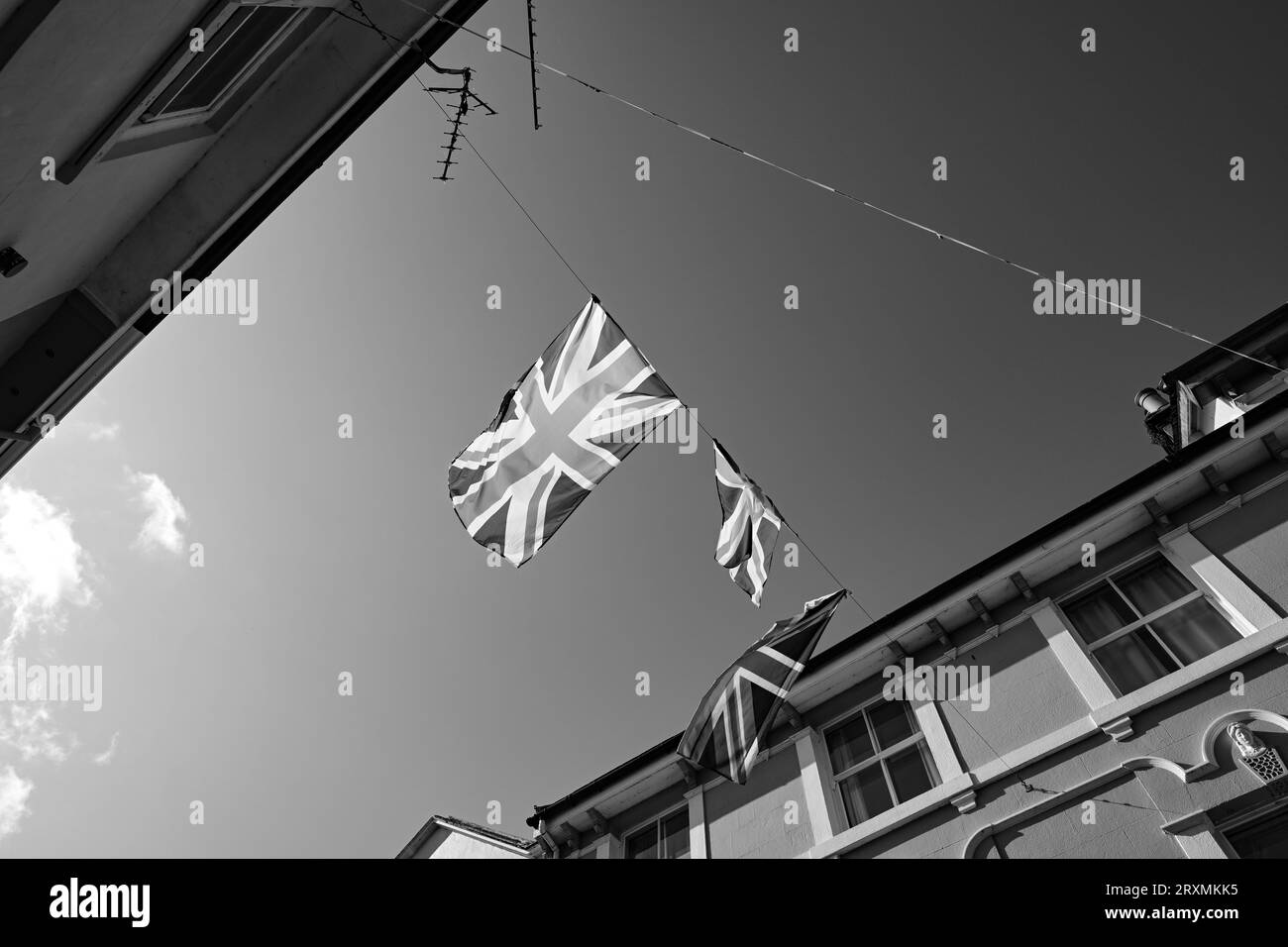 UNION JACK BRITISH FLAG UNITED KINGDOM ASHBURTON Stock Photo Alamy