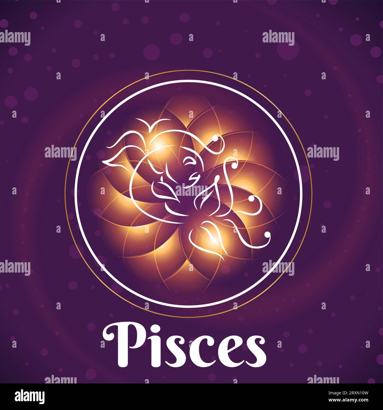 Sign In Gold The illustration zodiac sign in the gold color the illustration hi-res ...