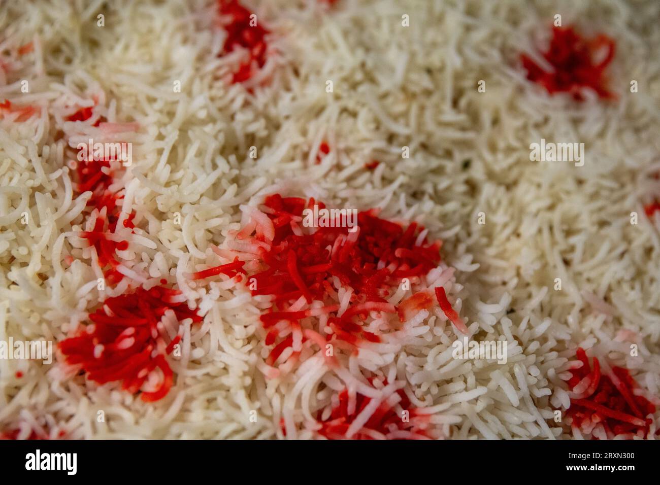 Basmati Biriyini Rice with Seasoning Stock Photo Alamy