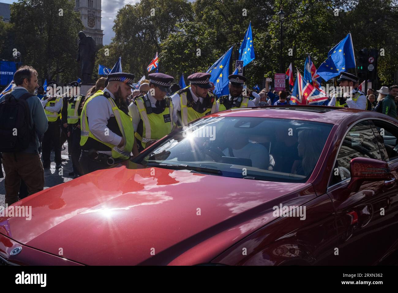 Thousands take part in World Freedom Day Rally  in Central London. Stock Photo