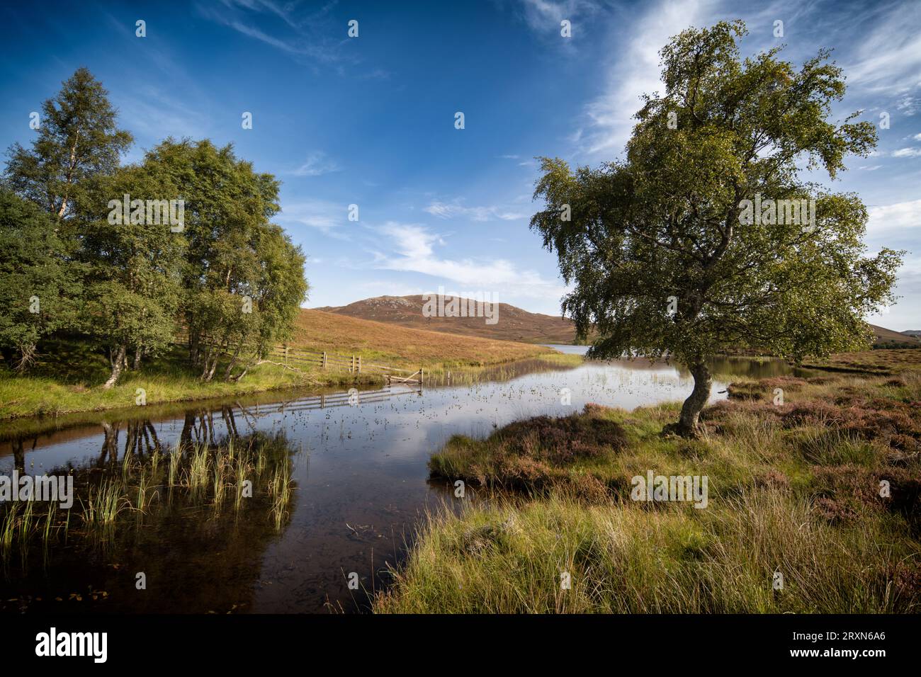 Loch Tarff sits high above Loch Ness and Fort Augustus on the south