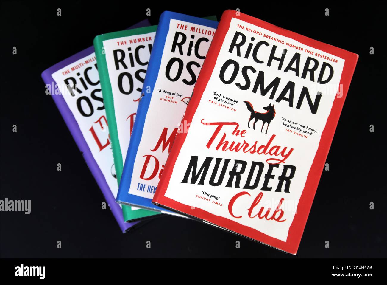 Richard Osman Thursday Murder Club Series Stock Photo