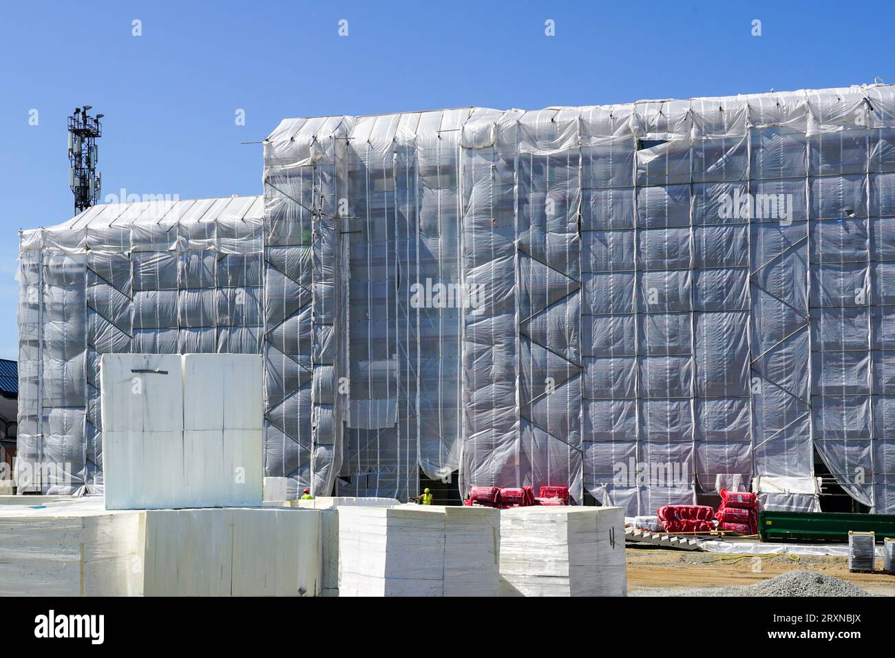 Photo inspiration: Visual Reference: Thermal Insulation Materials At The Multi Story Residential Building
