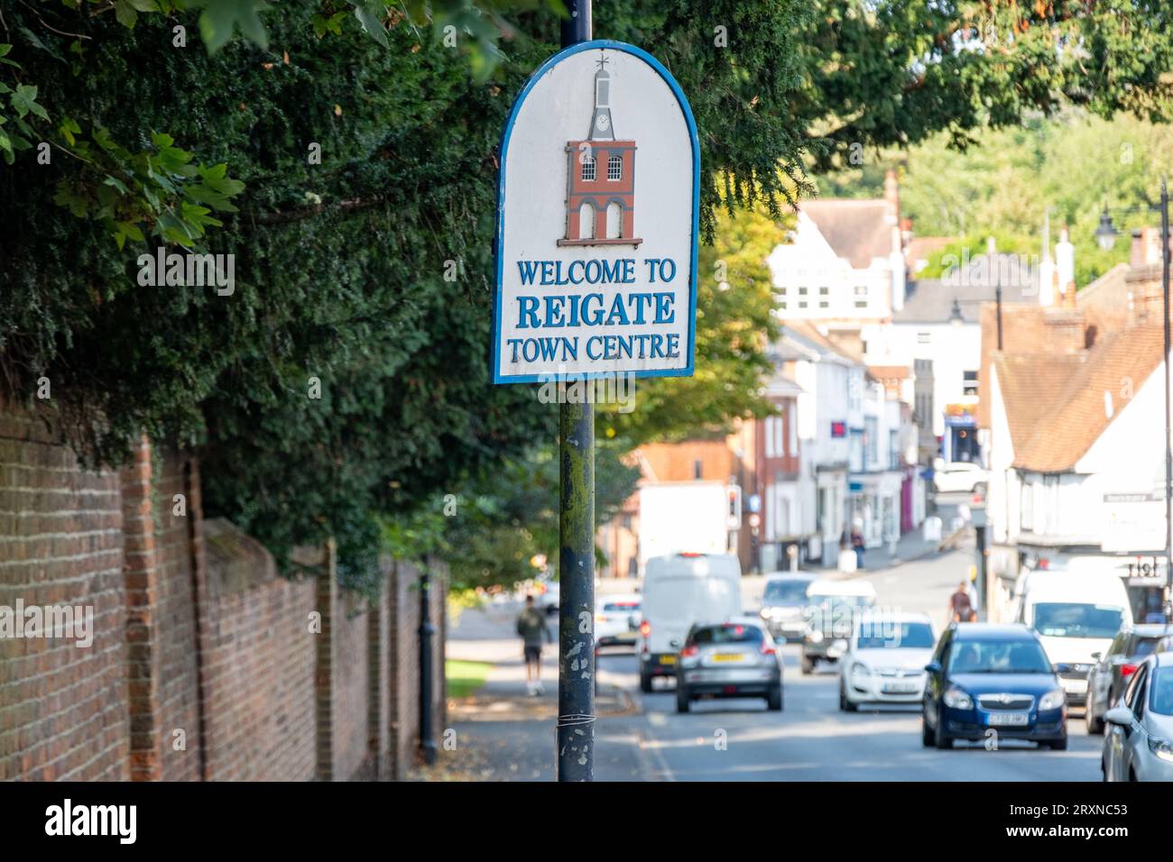 Reigate, Surrey, UK September 26, 2023 Reigate Town Centre