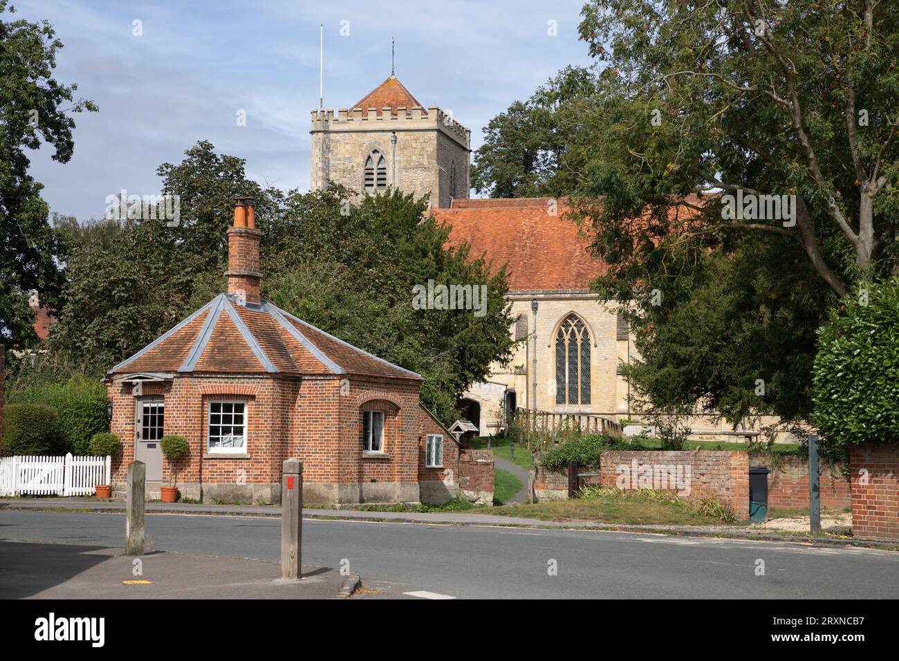 Dorchester-on-Thames Abbey, Dorchester-on-Thames, Oxfordshire, England, United Kingdom, Europe Stock Photo