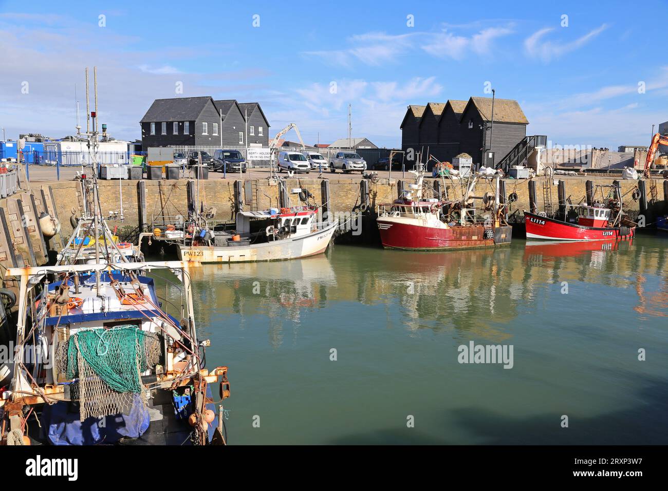 Harbour, Whitstable, Kent, England, Great Britain, United Kingdom, UK, Europe Stock Photo