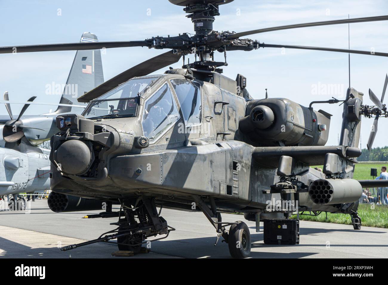 AH-64D Apache, Berlin, Germany Stock Photo