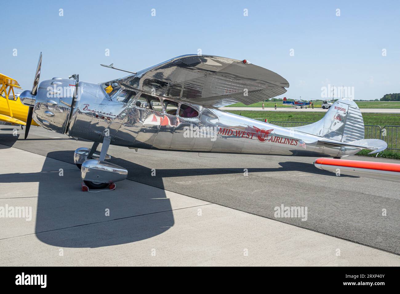 Cessna 195A, Berlin, Germany Stock Photo Alamy