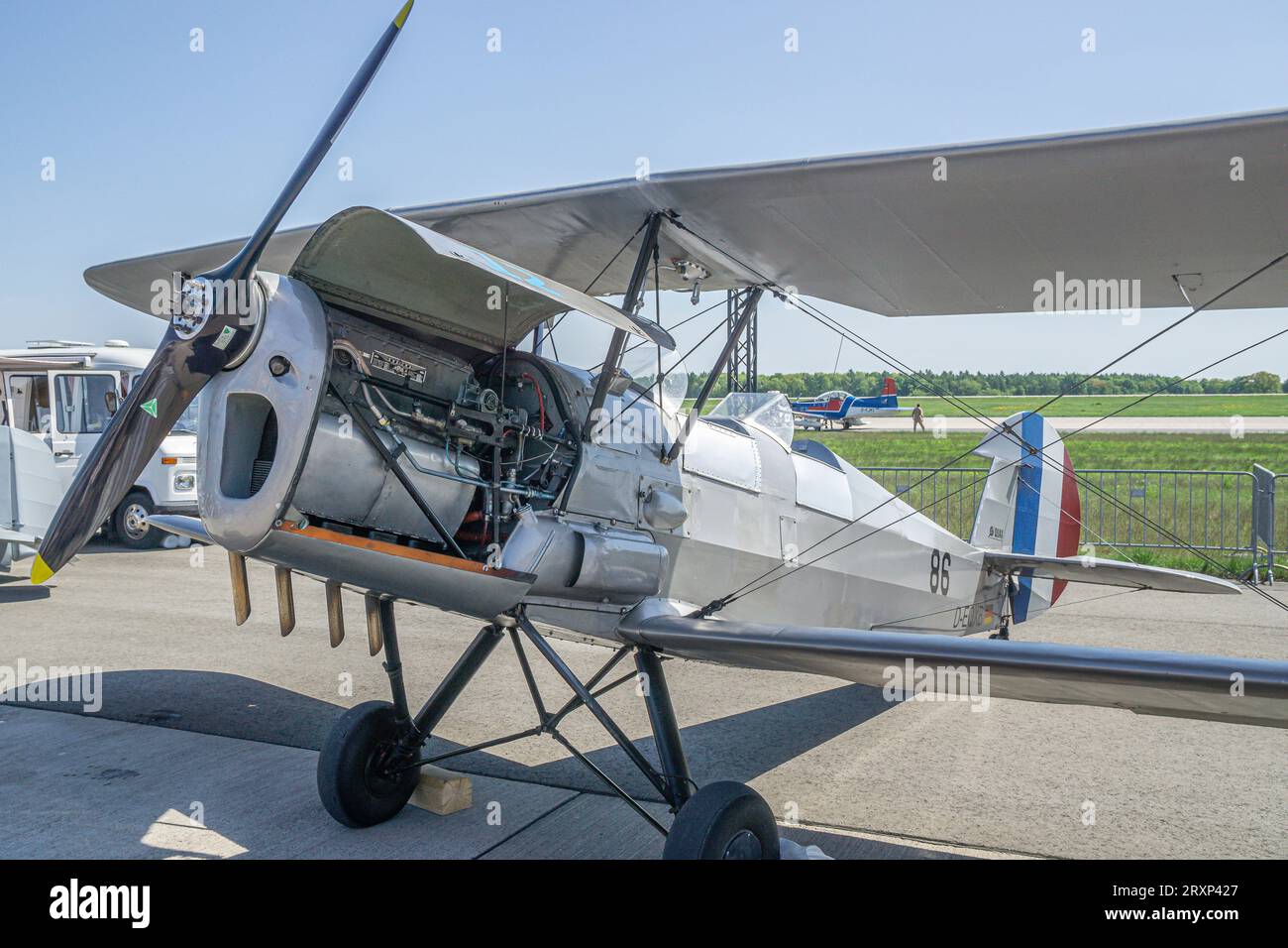 Biplane Stampe-Vertongen SV.4, Berlin, Germany Stock Photo