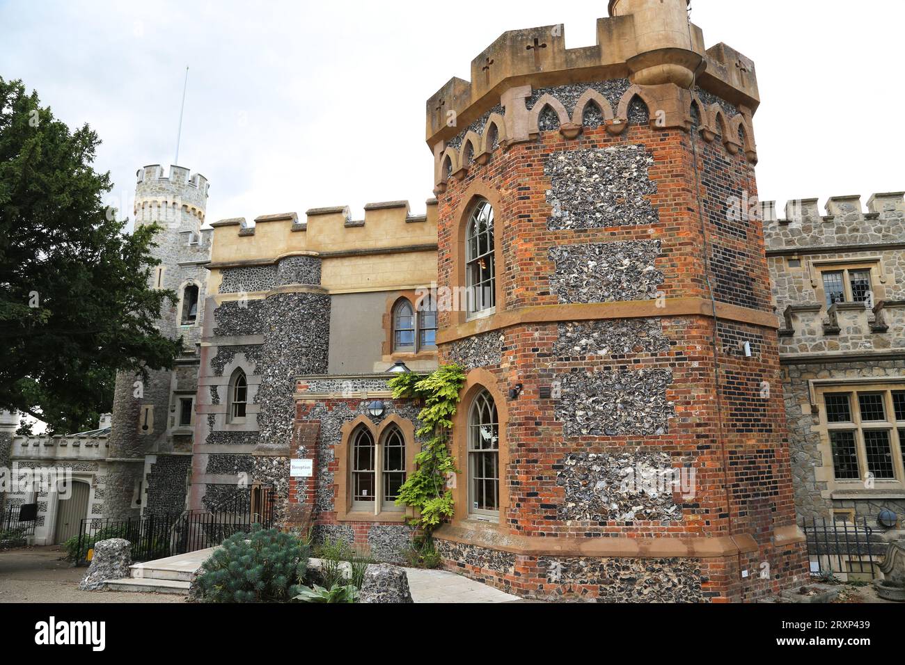 Whitstable Castle & Gardens (formerly Tankerton Towers), Tower Hill, Whitstable, Kent, England, Great Britain, United Kingdom, UK, Europe Stock Photo