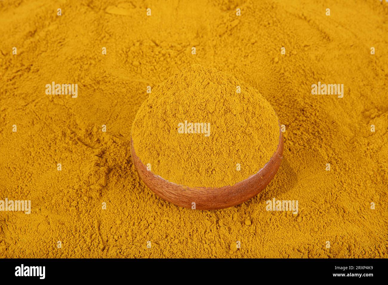 Curry spice. Turmeric powder, Curry powder.Indian spices, color full