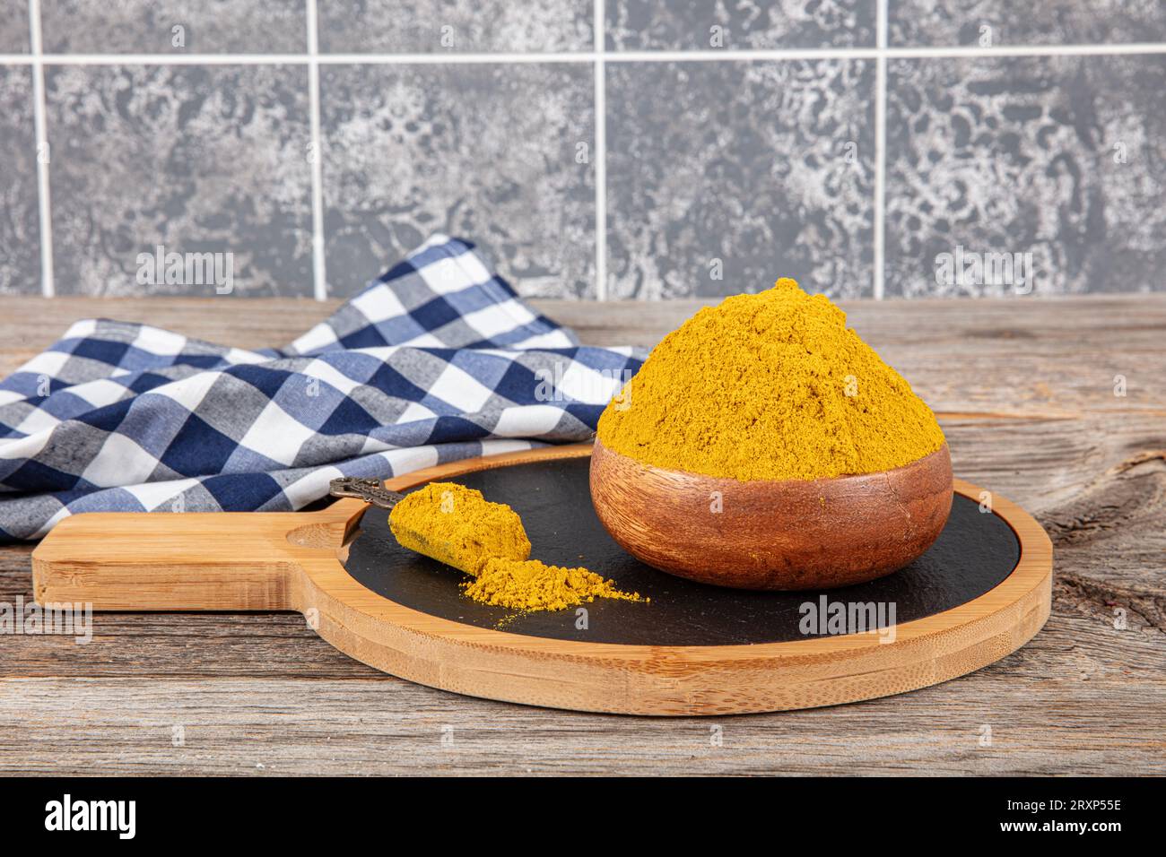 Curry spice. Turmeric powder, Curry powder.Indian spices, color full