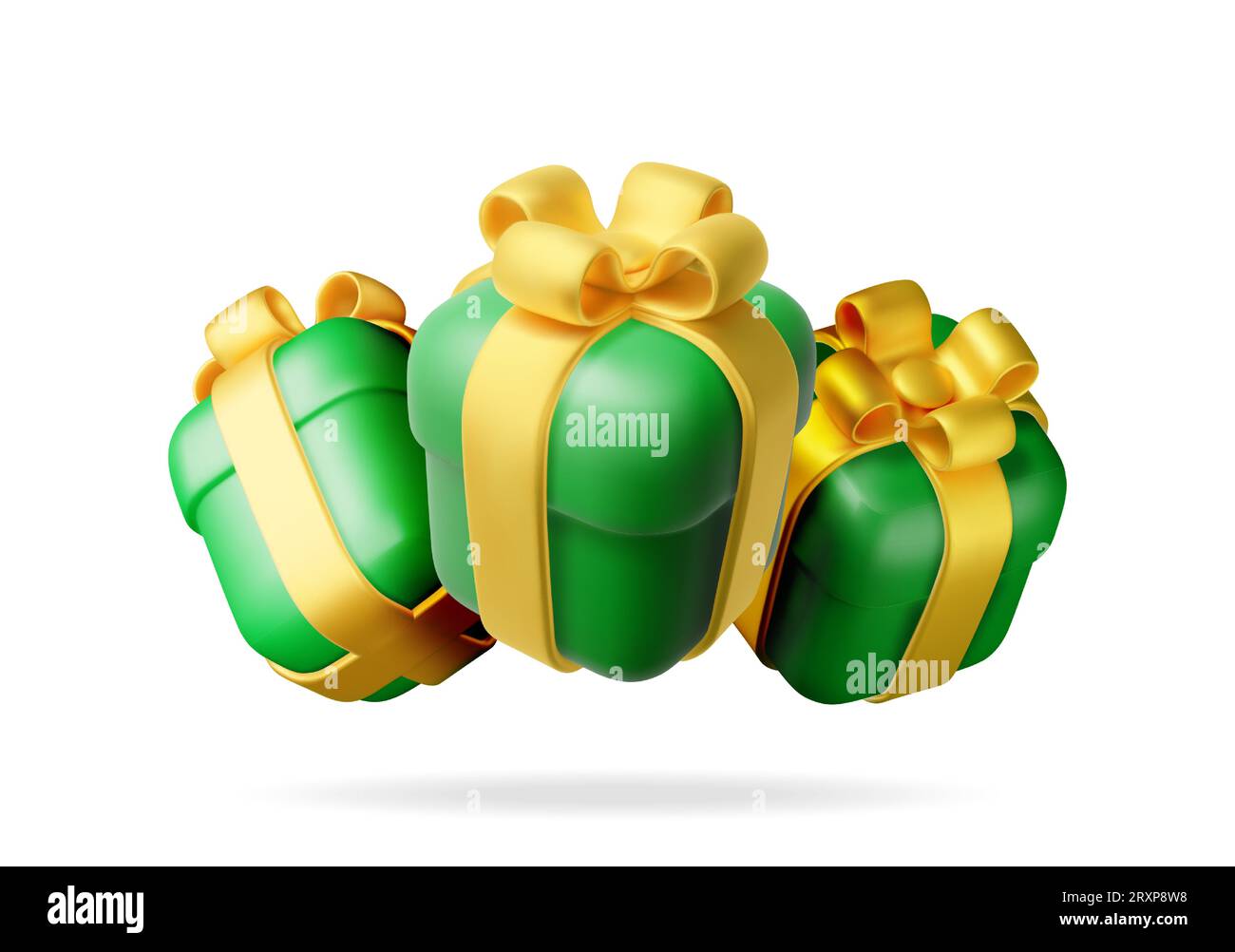 3D Gift Box Set Isolated Stock Vector Image & Art - Alamy