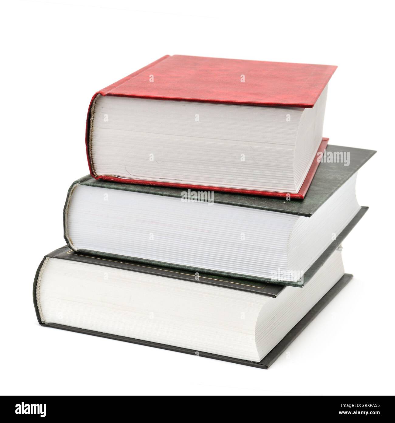 books isolated on a white background Stock Photo - Alamy