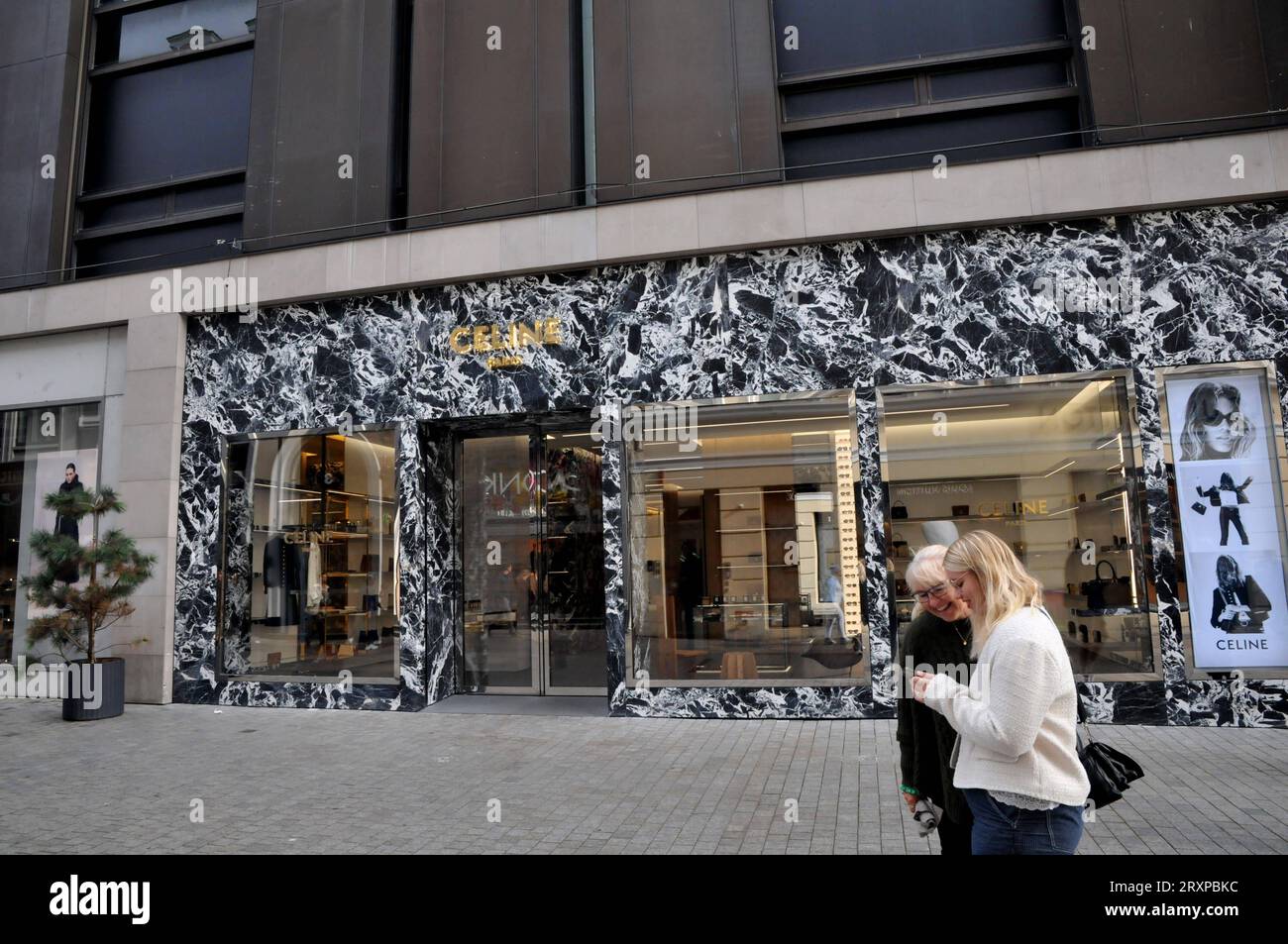 Copenhagen/Denmark/22 November 2022/Shopprs at Louis Vuittons storeon  stroeget in danish capital Copenhagen. (Photo. Francis Joseph Dean/Dean  Pictures Stock Photo - Alamy