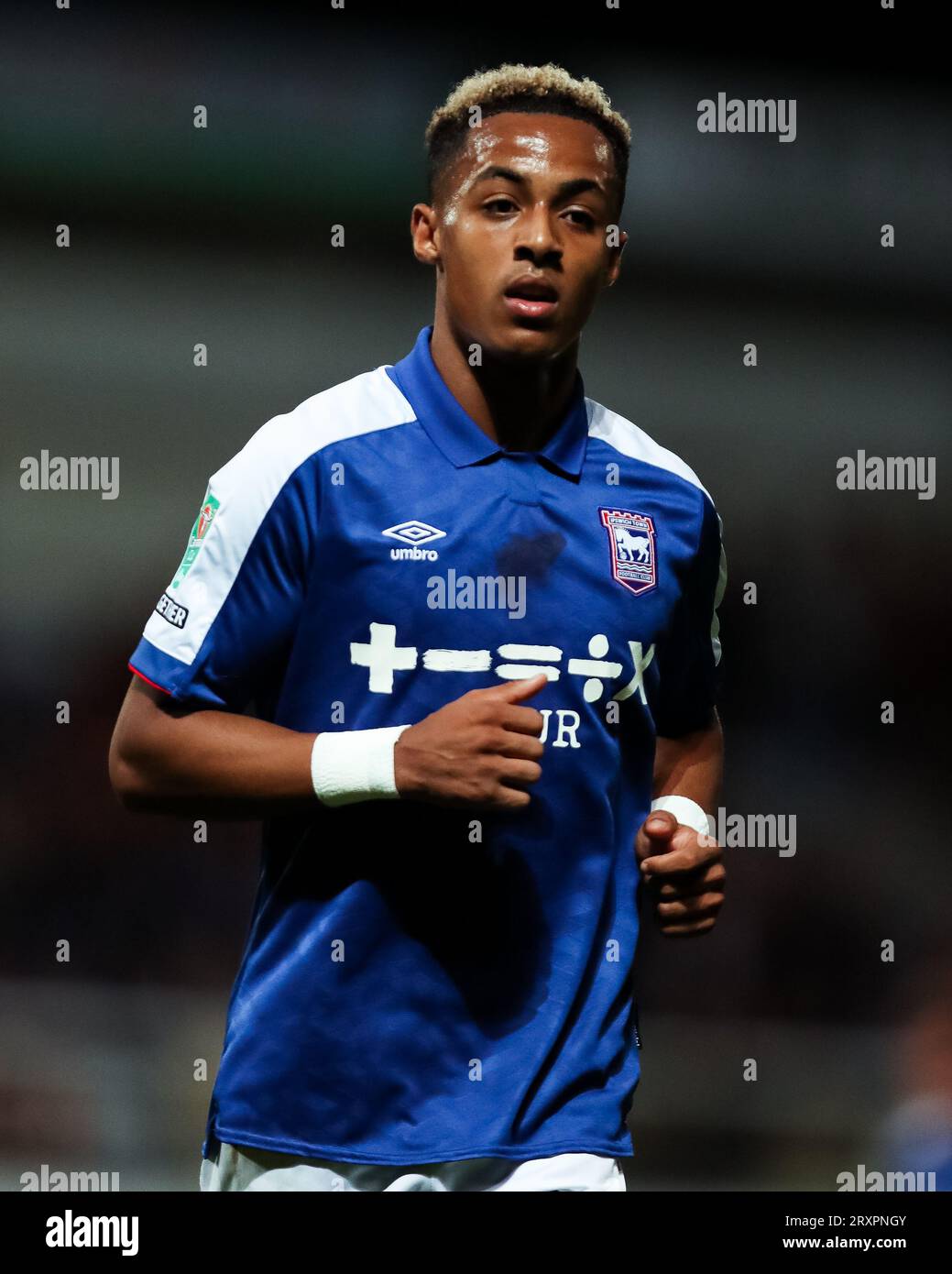 Ipswich, UK. 26th Sep, 2023. Ipswich Town's Omari Hutchinson during the