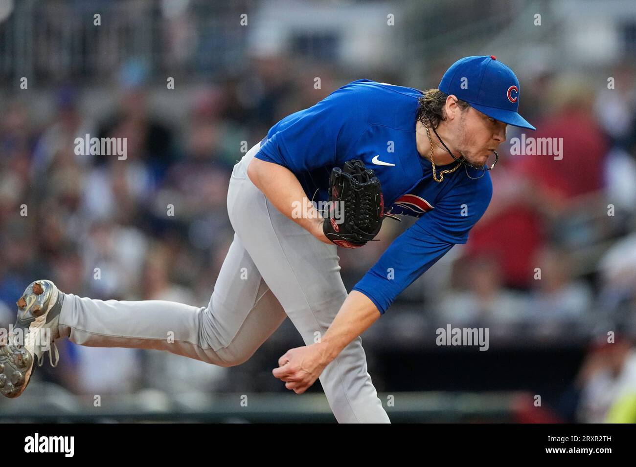 Chicago Cubs Lithograph print of Justin Steele 2023