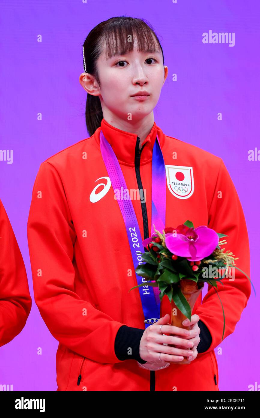 Hangzhou, China. 26th Sep, 2023. Hina Hayata (JPN) Table Tennis : Women ...