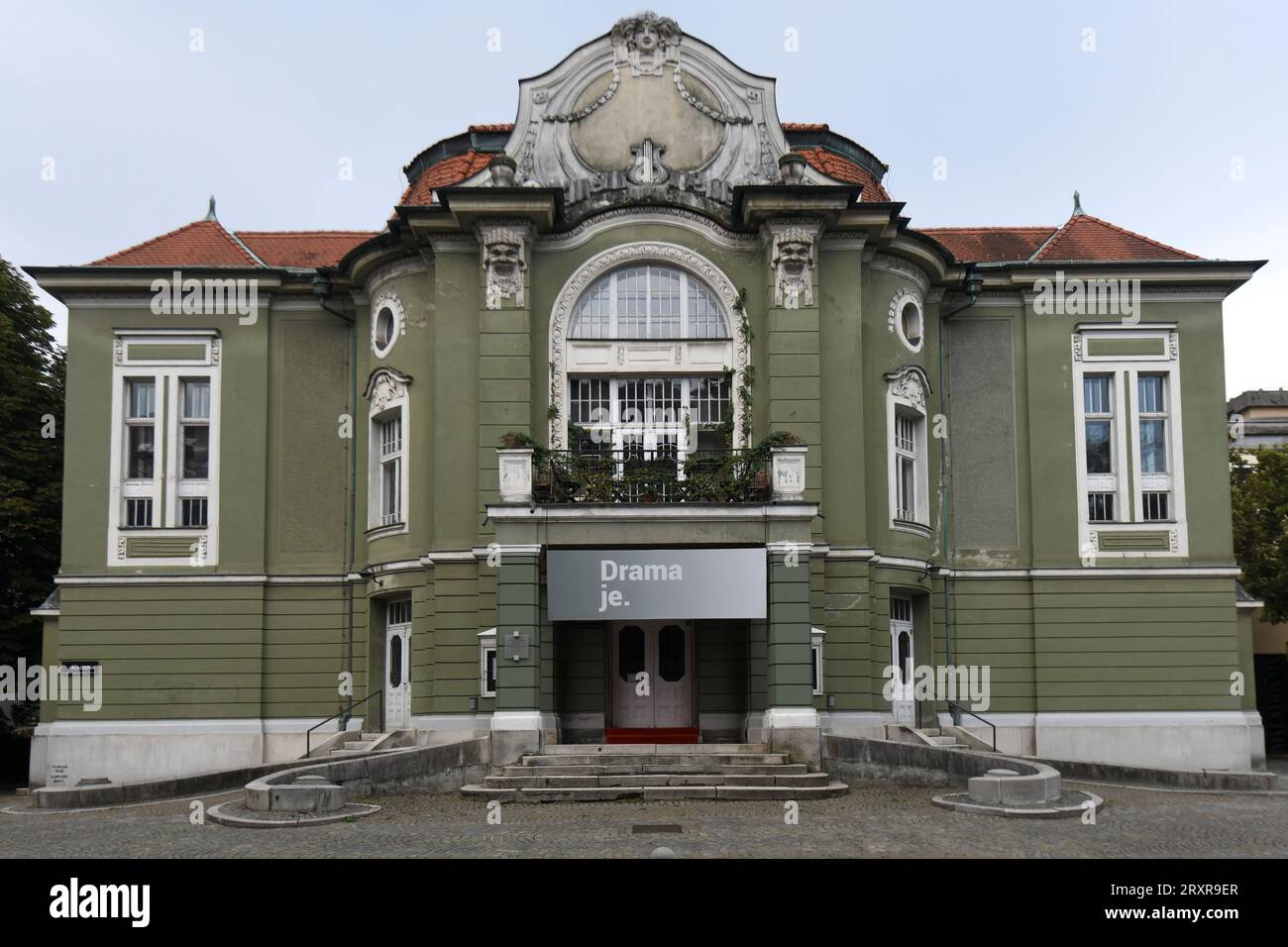 Ljubljana: Slovenian National Theatre Drama Stock Photo