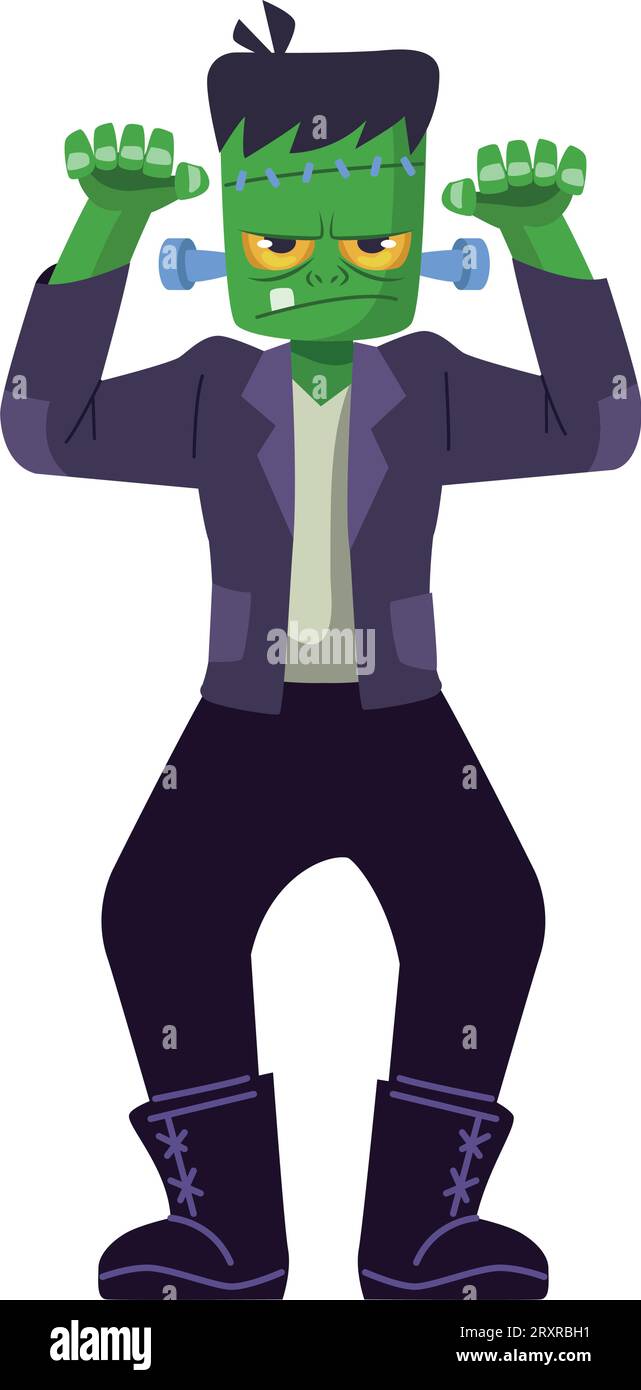 halloween character frankenstein Stock Vector Image & Art - Alamy
