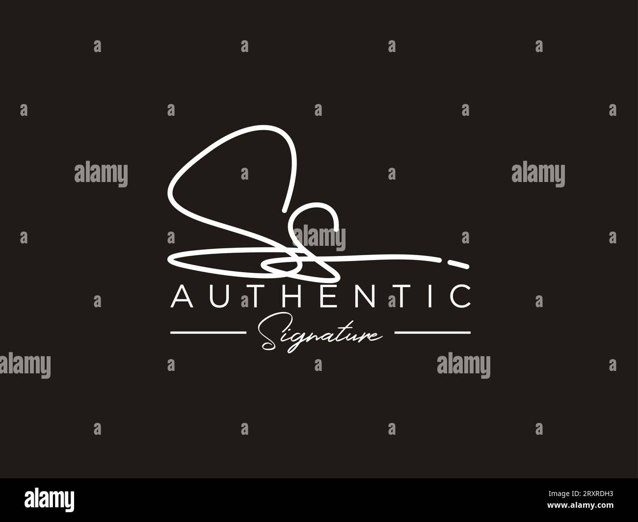 Ss signature hi-res stock photography and images - Alamy