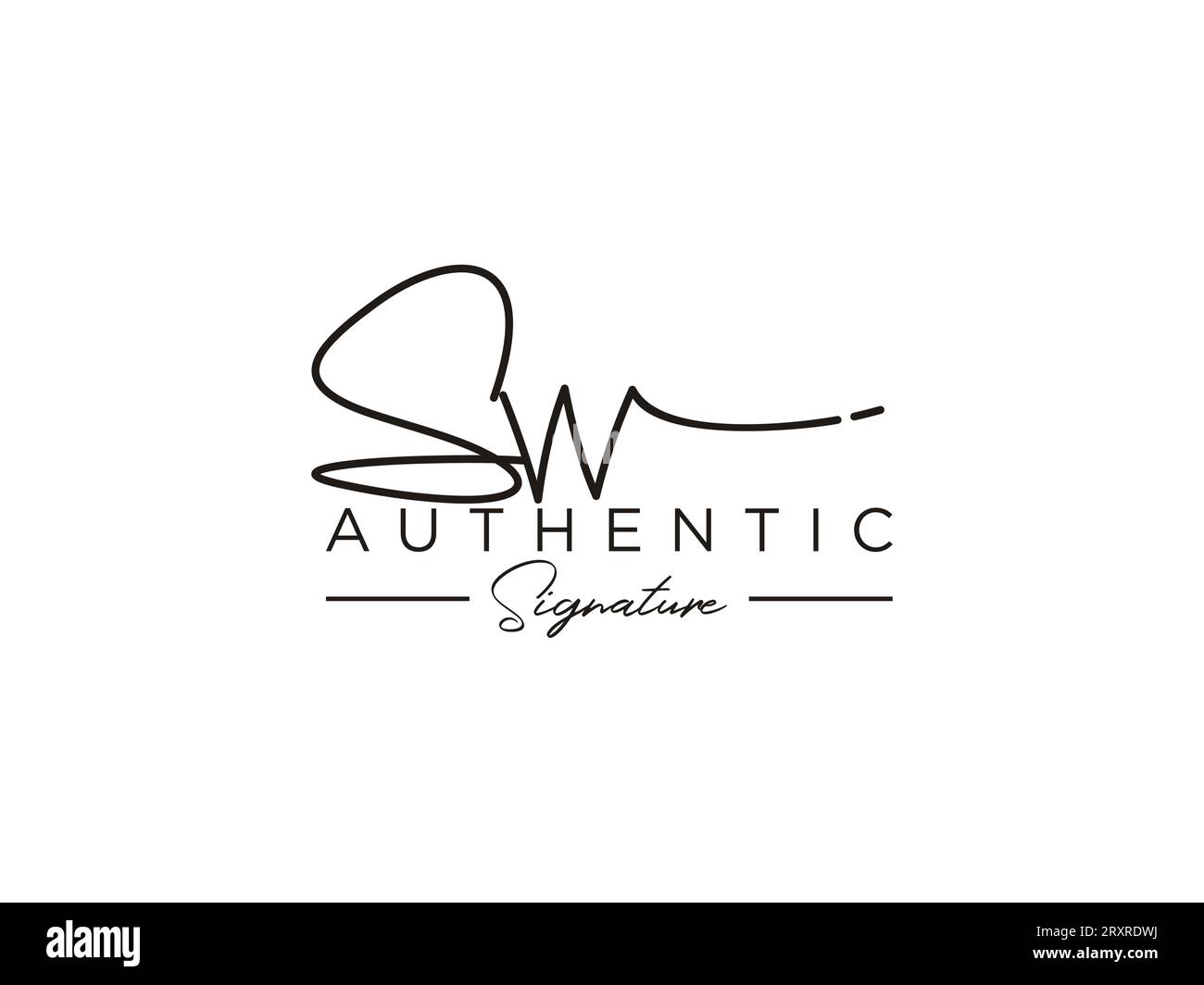 Sw signature hi-res stock photography and images - Alamy