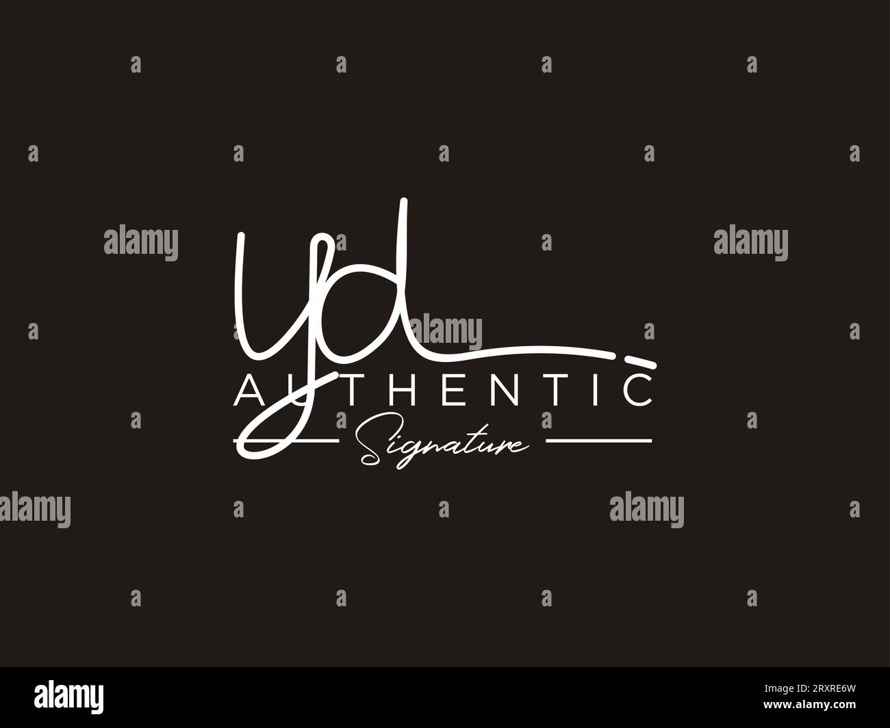 Yd signature hi-res stock photography and images - Alamy