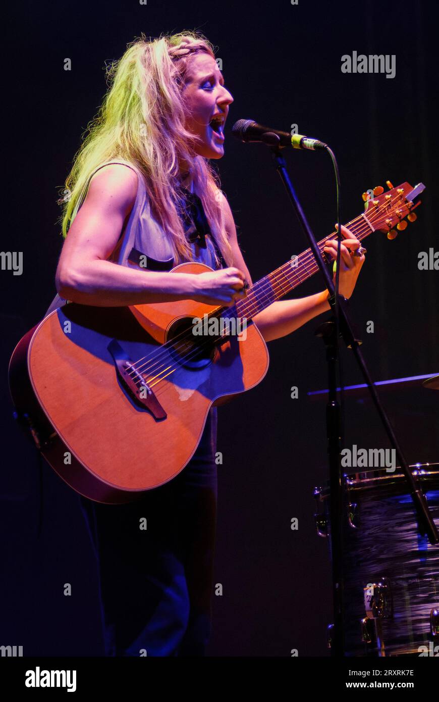 Ellie Goulding, V2010, Hylands Park, Chelmsford, Essex, Britain - 21 August 2010 Stock Photo